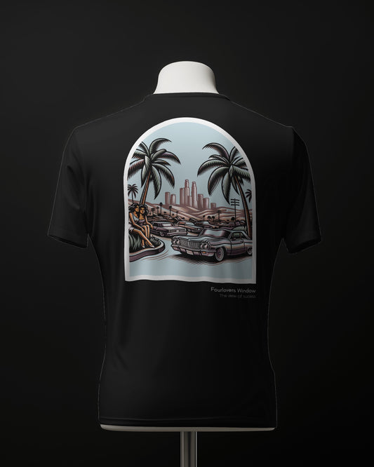 Fourlovers Window T-shirt Black - FourLovers