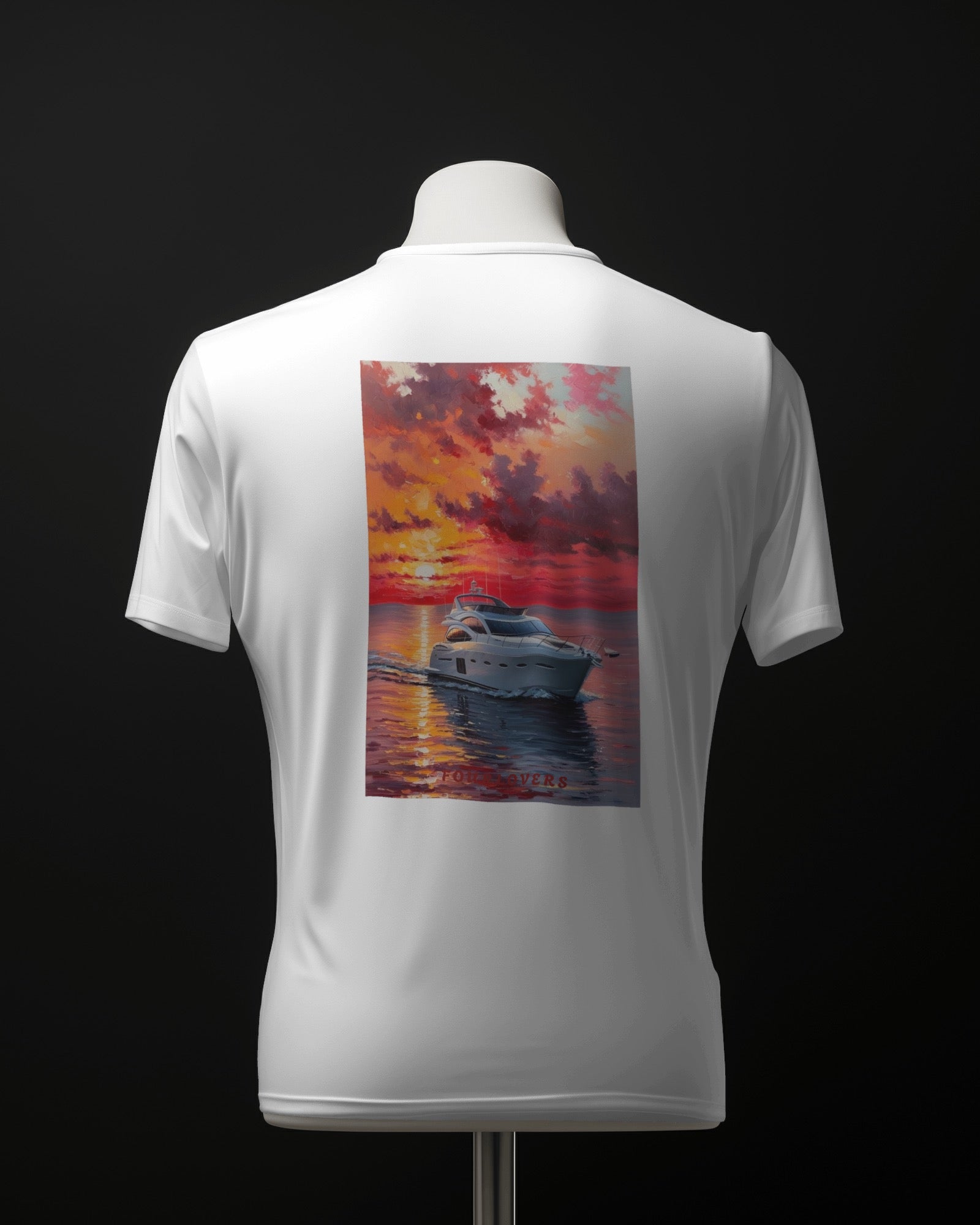 FourLovers Sunset T-shirt White - FourLovers