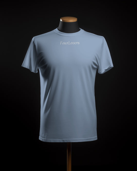 Fourlovers Window T-shirt Light Blue - FourLovers