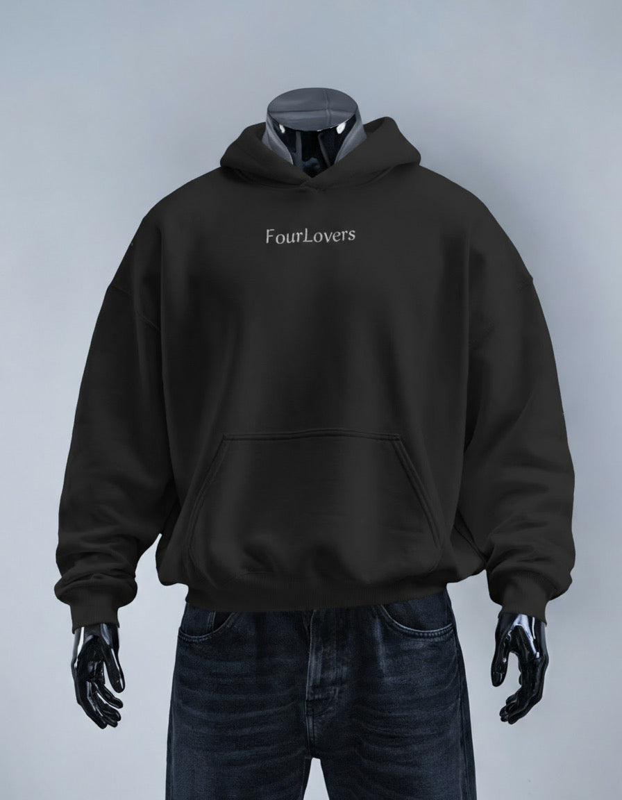 Fourlovers Window Hoodie Black