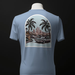 Fourlovers Window T-shirt Light Blue - FourLovers