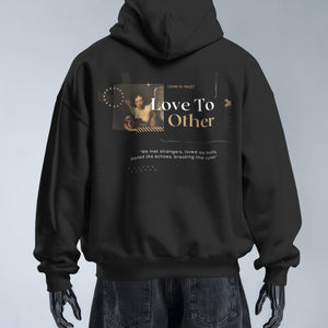 Love to Other Hoodie Black - FourLovers