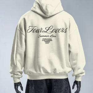 Summer Club Hoodie Creme - FourLovers