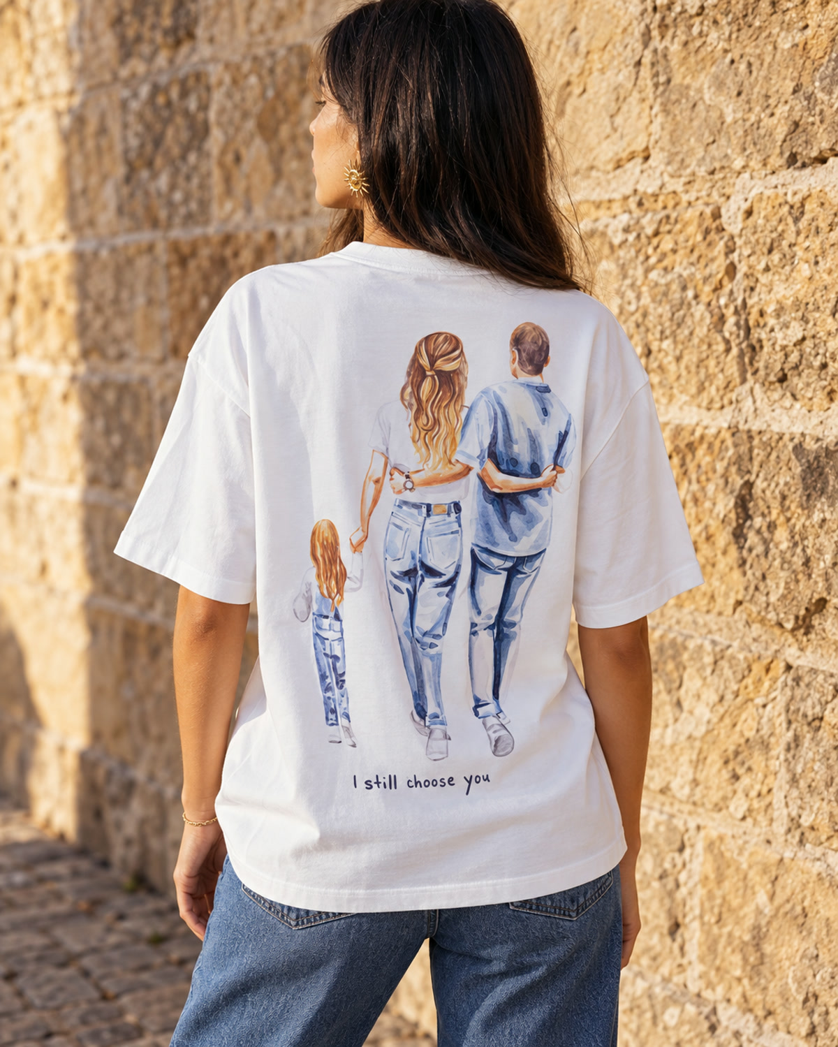 Family Loves T-shirt — back