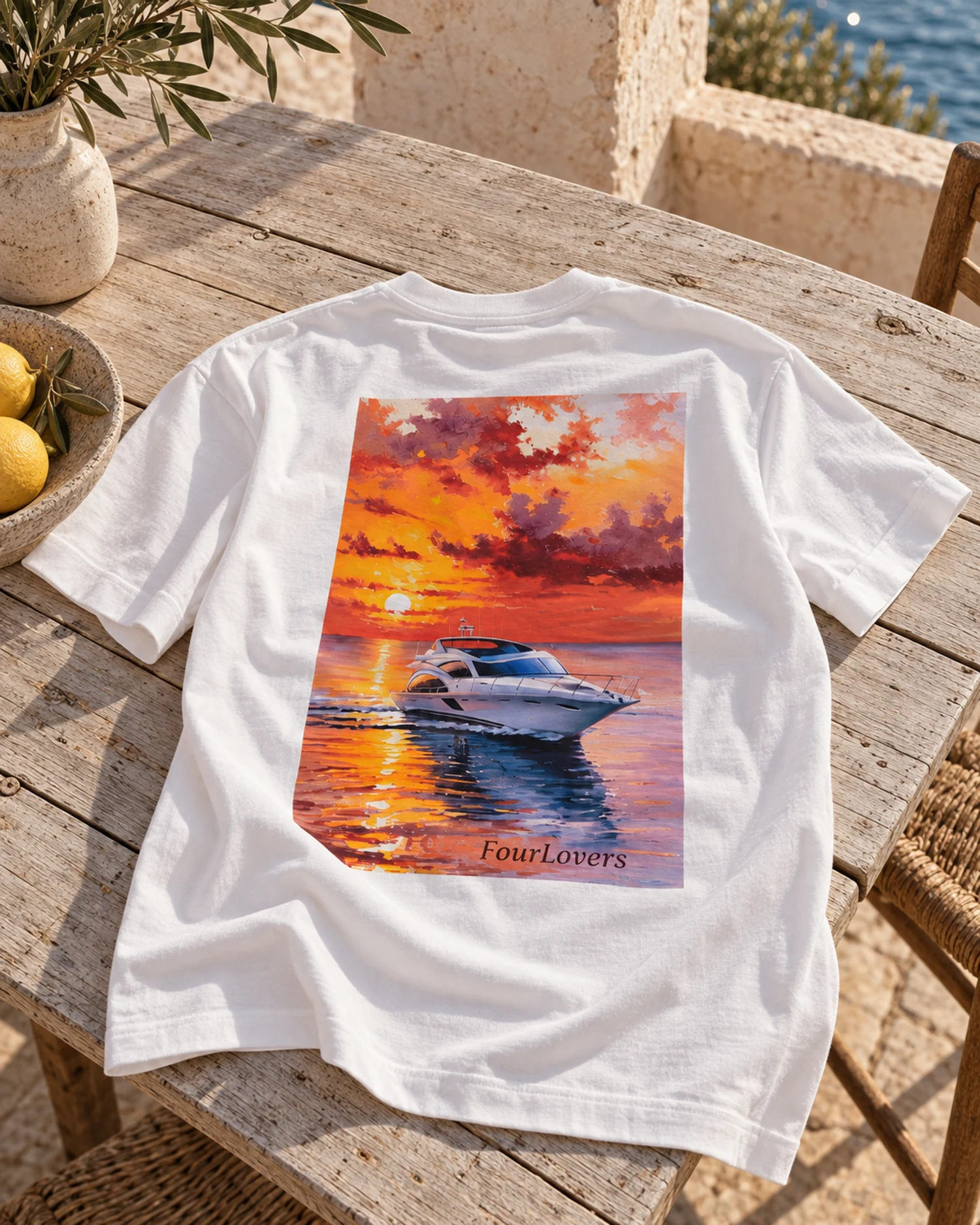 Sunset T-shirt — campaign